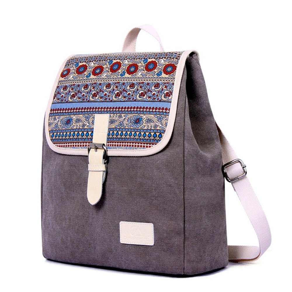 backpack purse & laptop bags Canvas with Adjustable Strap,Large crossbody bag